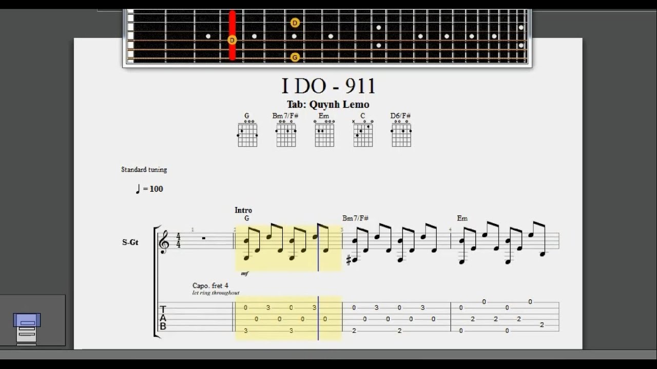 911 guitar tabs and chords